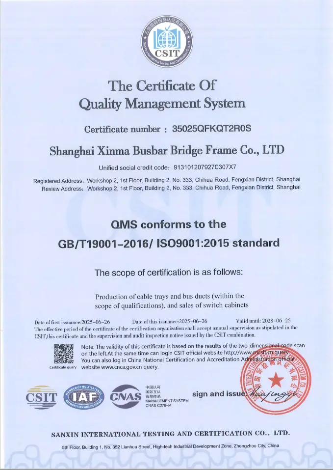 ISO 9001 Certificate