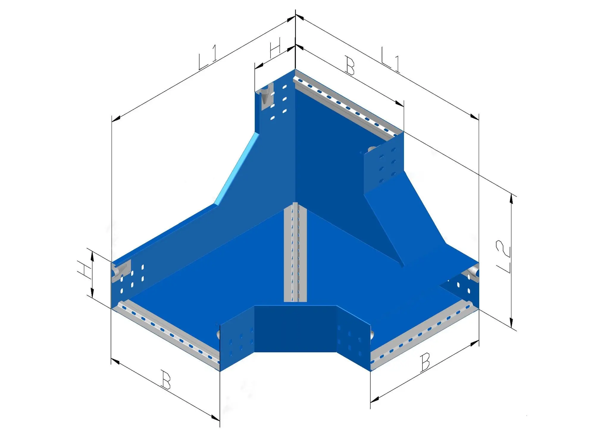 Vertical Downward Tee XQJ-CQ-C03G