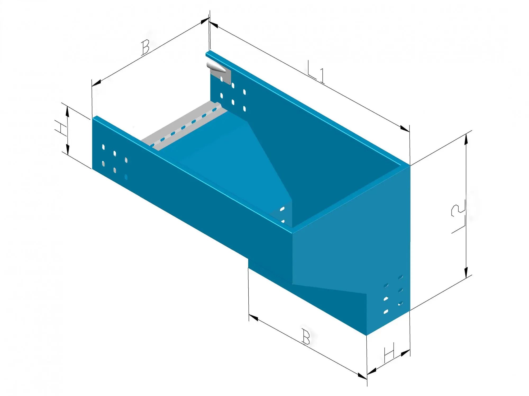 Vertical Upward Tee XQJ-G-C-02G