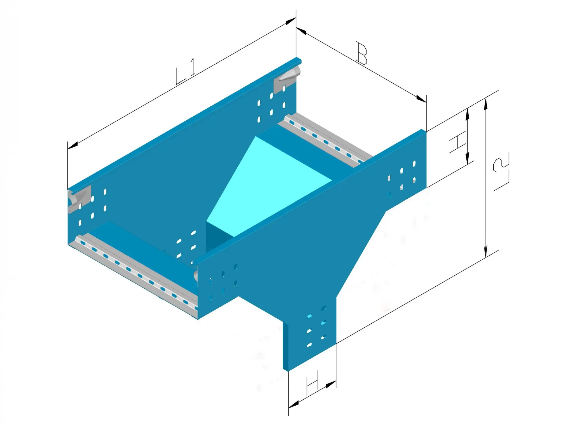 Vertical Upward Tee XQJ-G-C-03B