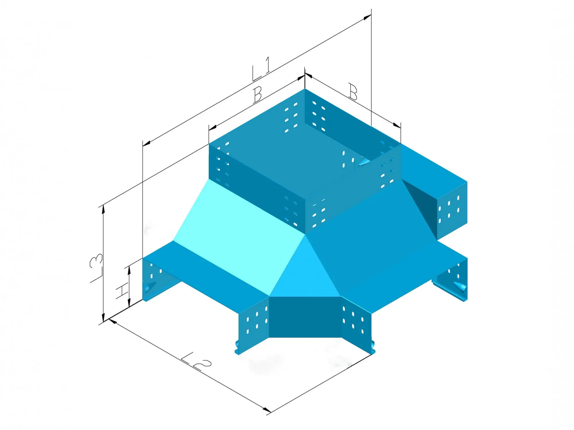 Vertical Outside Elbow XQJ-G-C-04B