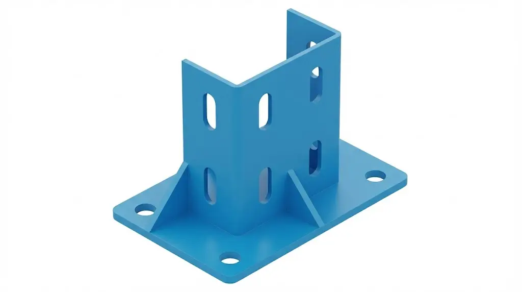 Double strut channel base plate for heavy-duty seismic bracing assemblies