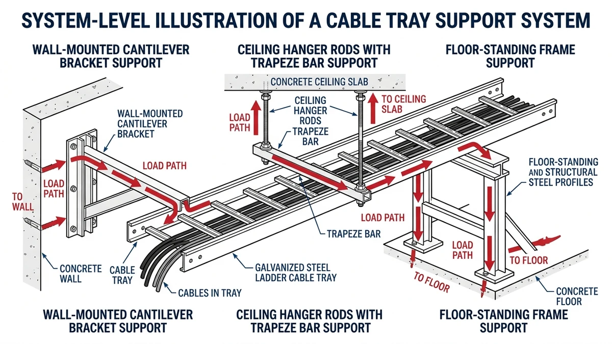 cable tray support system overview