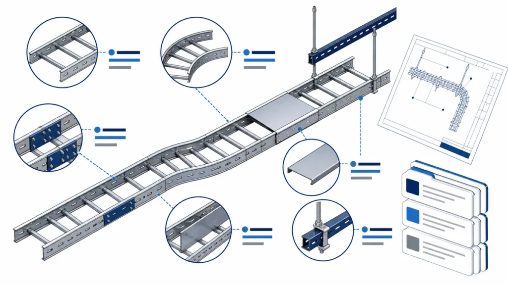 Cable tray terminology glossary for engineering and procurement teams