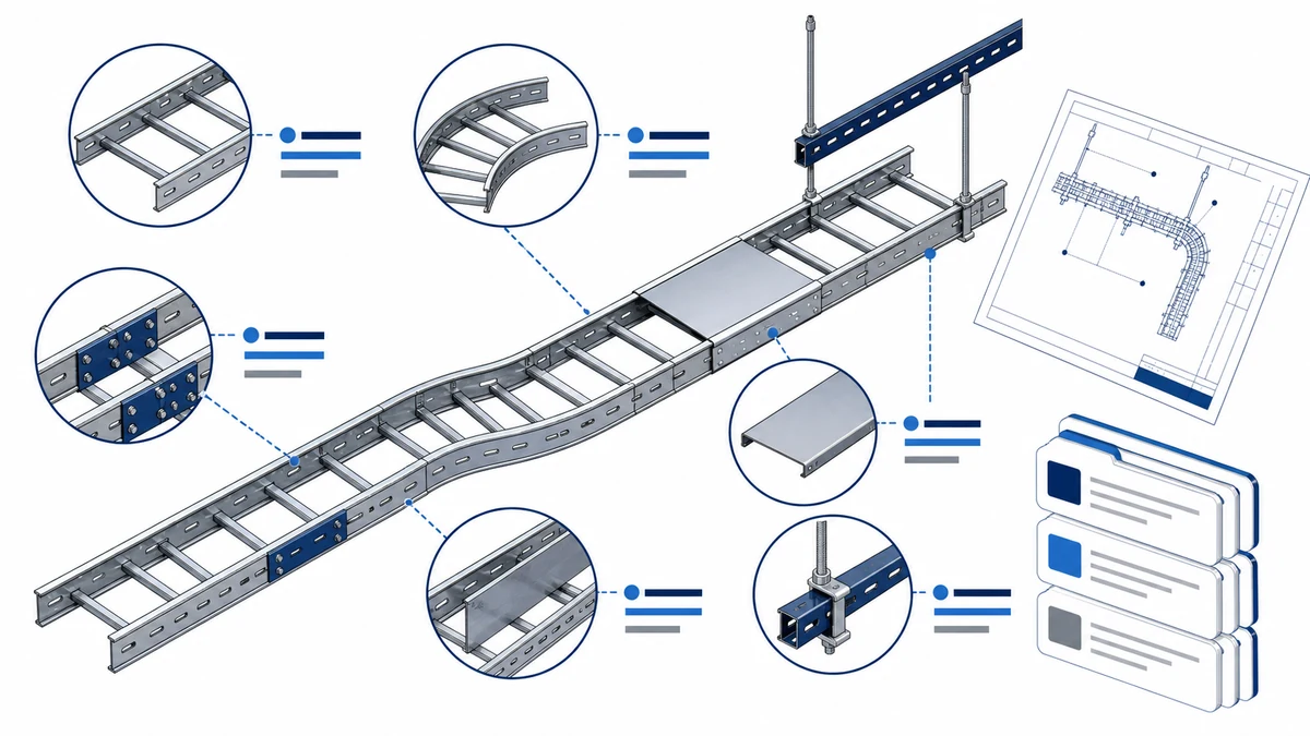 Cable tray terminology glossary for engineering and procurement teams