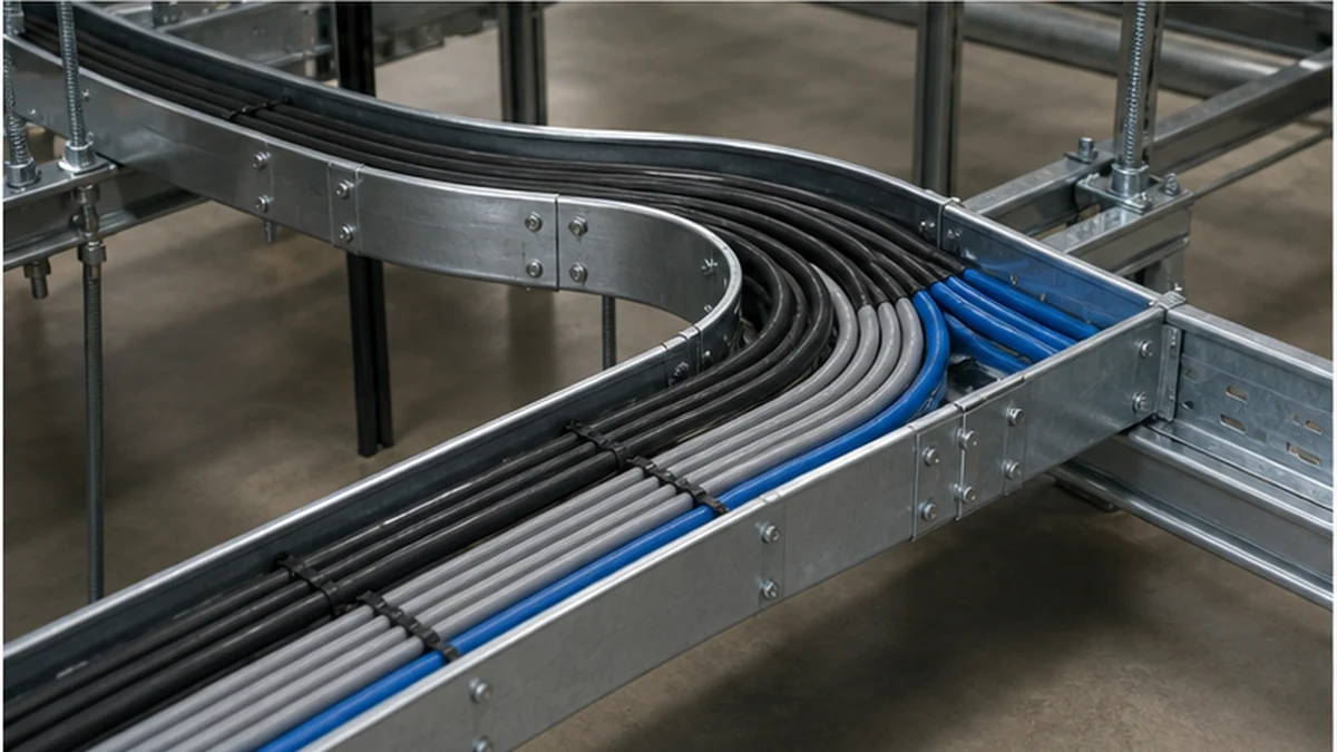 Cable tray elbow and reducer reviewed for cable routing space